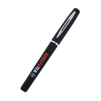 廣告筆-霧面半金屬防滑筆管禮品-單色中性筆-採購批發製作贈品筆_1